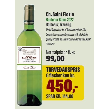 Chateau Saint-Florin Blanc 2022